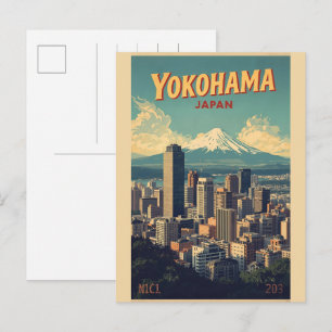 Cartão Postal Presentes do bairro chinês da cidade vintage de Yo