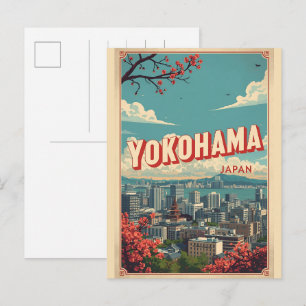 Cartão Postal Presentes do Chinatown da cidade vintage de Yokoha