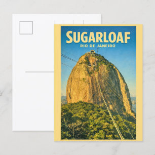 Cartão Postal Presentes do Pão de Açúcar Rio de Janeiro Brasil