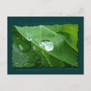 Cartão Postal Presentes e engrenagens de manutenção de água comp