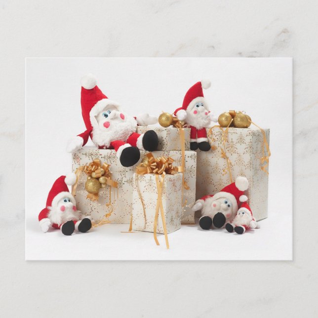 Cartão Postal Presentes e gnomos (Frente)