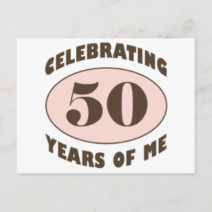 Cartão Postal Presentes engraçados de 50 anos de idade