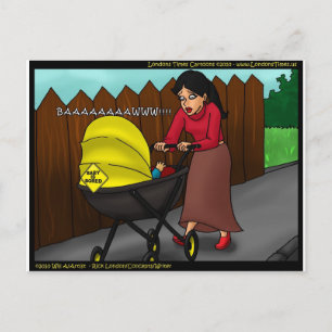 Cartão Postal Presentes Engraçados para Bebês Entediados Camiset