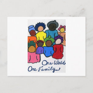 Cartão Postal Presentes multiculturais