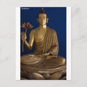 Cartão Postal Presentes "Namaste" do Budismo Camisetas Canecas C