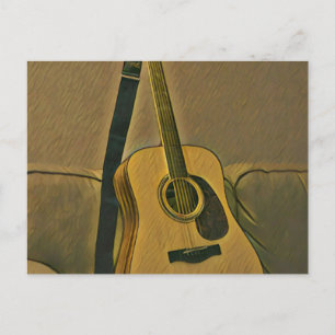 Cartão Postal Presentes para guitarristas
