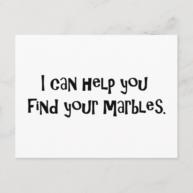 Cartão Postal Presentes para Psiquiatras (Frente)