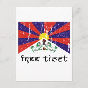 Cartão Postal Presentes Tibet Livre