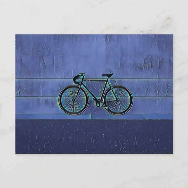 Cartão Postal presentes únicos para ciclistas (Frente)