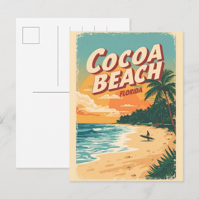 Cartão Postal Presentes Westgate Viagem Clássica Cocoa Beach Fló (Frente/Verso)