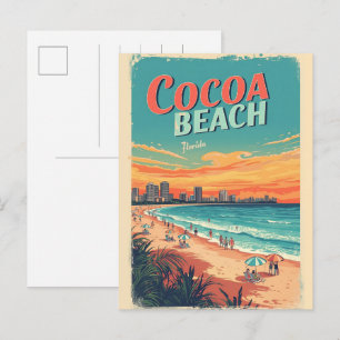 Cartão Postal Presentes Westgate Viagem Clássica Cocoa Beach Fló