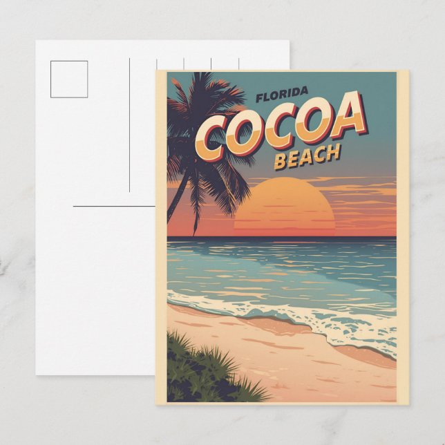 Cartão Postal Presentes Westgate Viagem Clássica Cocoa Beach Fló (Frente/Verso)