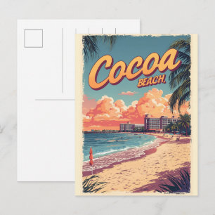 Cartão Postal Presentes Westgate Viagem Clássica Cocoa Beach Fló