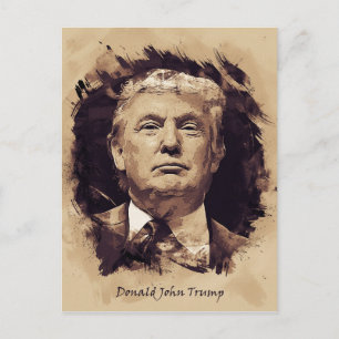 Cartão Postal President Donald Trump