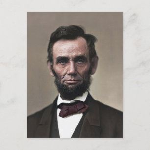 Cartão Postal Presidente Abraham Lincoln