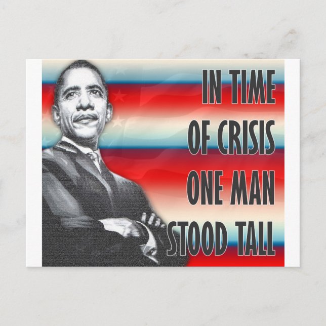 Cartão Postal Presidente Barack Obama (Frente)