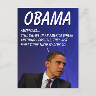 Cartão Postal Presidente Barack Obama