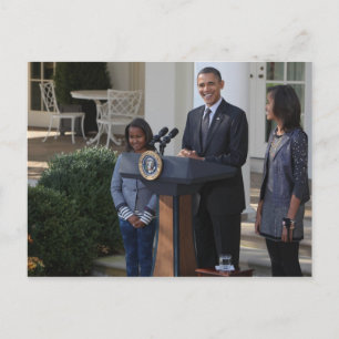 Cartão Postal Presidente Barack Obama perdoa o