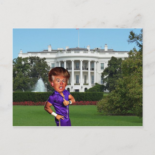 Cartão Postal presidente donald trump (Frente)