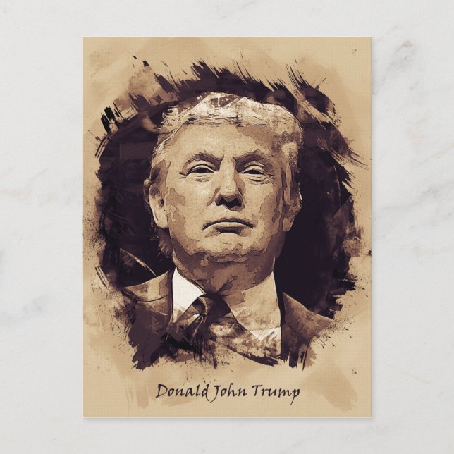 Cartão Postal Presidente Donald Trump (Frente)
