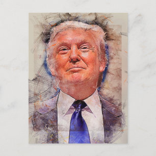 Cartão Postal Presidente Donald Trump