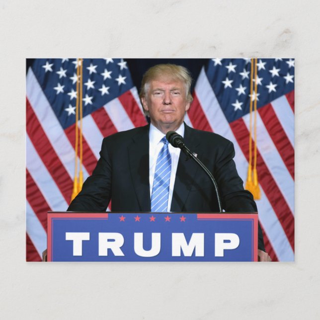 Cartão Postal Presidente Donald Trump (Frente)