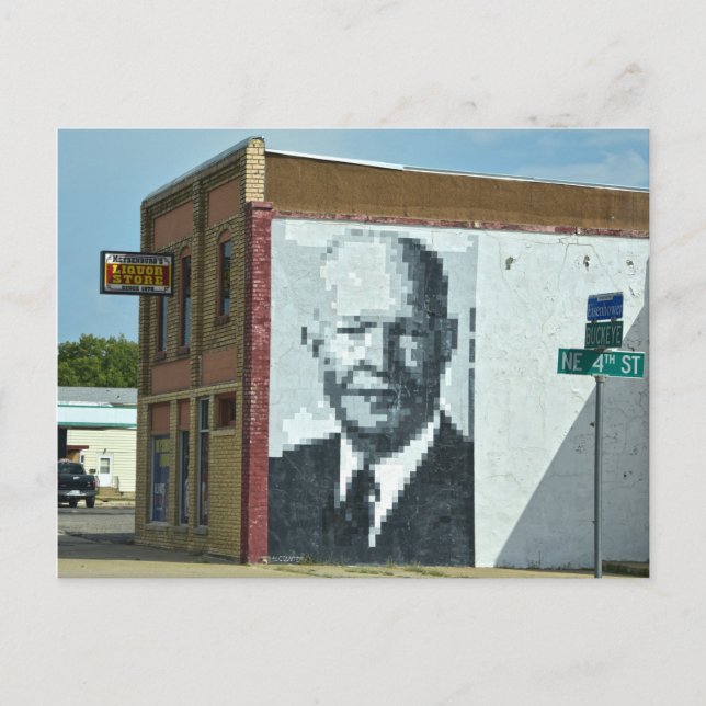 Cartão Postal Presidente Eisenhower (Frente)