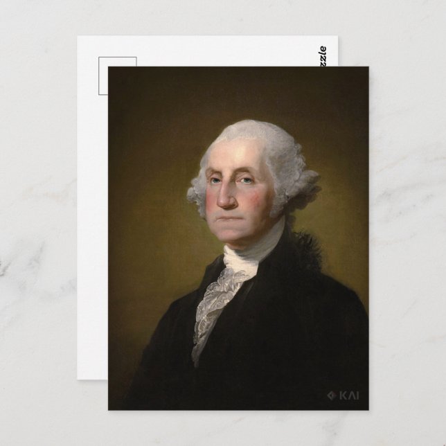 Cartão Postal Presidente George Washington (Frente/Verso)