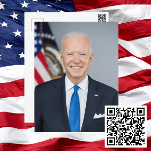 Cartão Postal Presidente Joe Biden - Retrato Oficial 2021