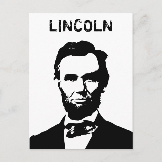Cartão Postal Presidente Lincoln (Frente)