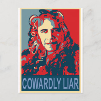 Cartão Postal Presidente Obama - Cowardly