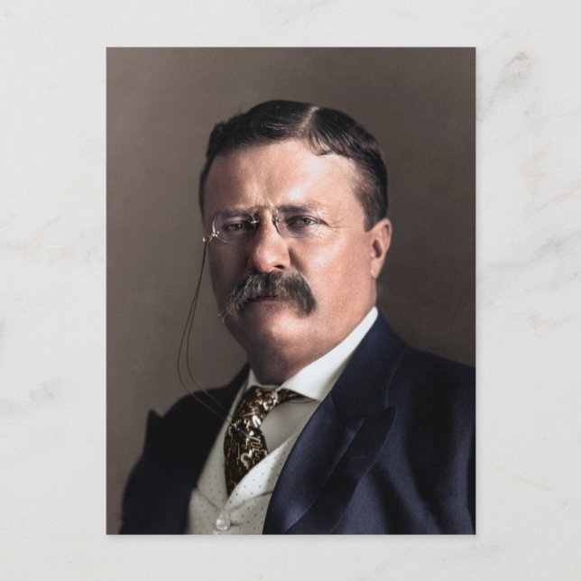 Cartão Postal Presidente Theodore Roosevelt (Frente)