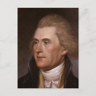 Cartão Postal Presidente Thomas Jefferson