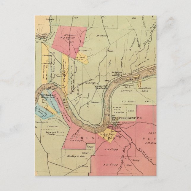 Cartão Postal Presidente Township (Frente)
