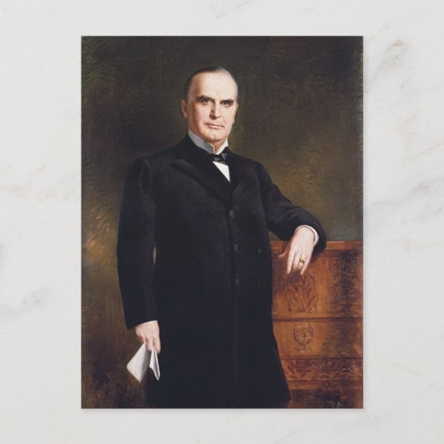 Cartão Postal Presidente William McKinley por August Benziger 18 (Frente)