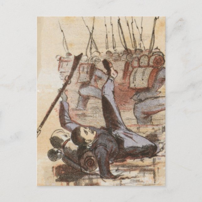 Cartão Postal Preso na Guerra Civil da Lama (Frente)