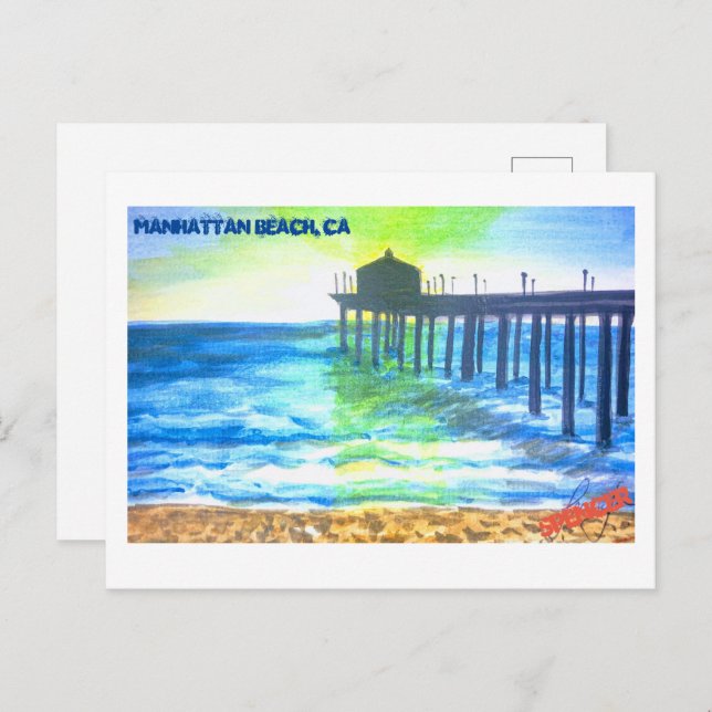 Cartão Postal Pressão do pier (Frente/Verso)