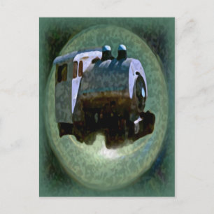 Cartão Postal Pressionar Trem