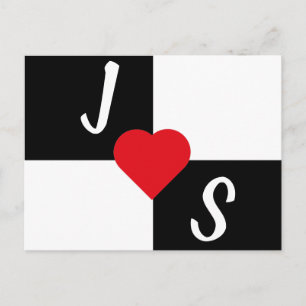 Cartão Postal Preto & Branco