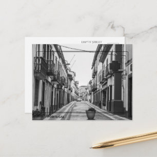 Cartão postal preto e branco de Portugal