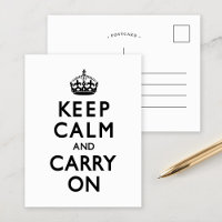 Preto e branco mantenha a calma e continue