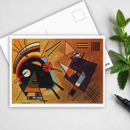 Cartão Postal Preto e Violeta, Kandinsky, 1923