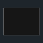 Cartão Postal Preto insano (Preto mais escuro) PERSONALIZÁVEL<br><div class="desc">Capturar a essência da elegância e intrigação com nosso Cartão-Postal Preto Insano. Este cartão-postal elegante e sofisticado não é apenas um meio de comunicação; é uma afirmação de estilo e sofisticação. Exude um ar de mistério e atração, perfeito para enviar mensagens sentidas, mensagens poderosas e autoritárias, ou compartilhar momentos memoráveis....</div>