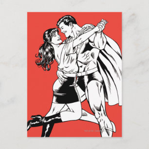 Cartão Postal Preto-Super-Homem e Branco 4