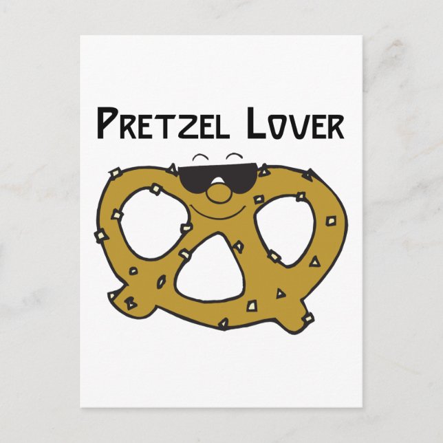 Cartão Postal Pretzel Lover Gift (Frente)