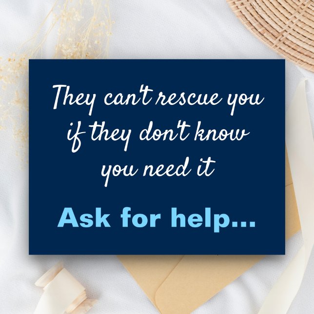 Cartão Postal Prevenção contra depressão (Criador carregado)