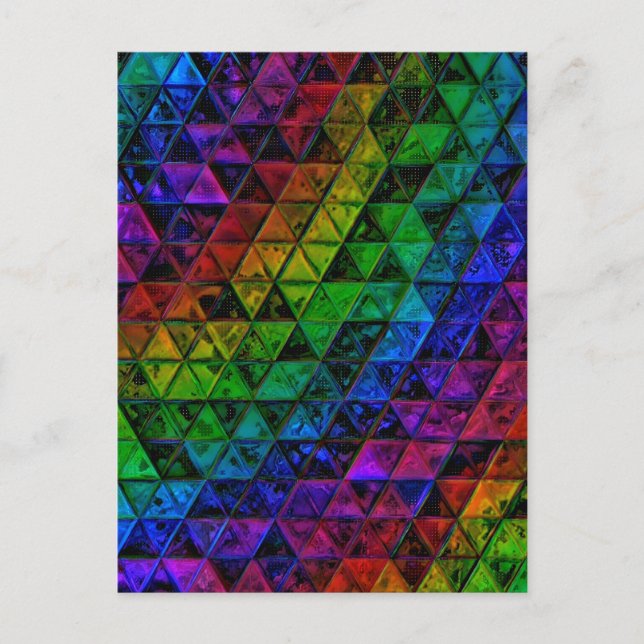 Cartão Postal Pride Glass (Frente)