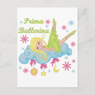 Cartão Postal Prima Ballerina Camisetas e presentes
