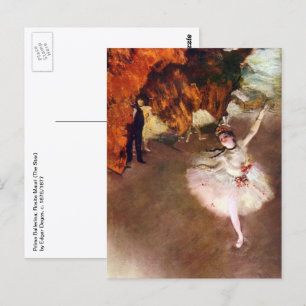 Cartão Postal Prima Ballerina, Rosita Mauri por Edgar Degas