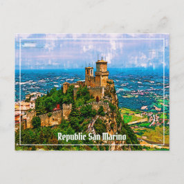 Cartão Postal Prima Torre Guaita. República de São Marino. Cartã